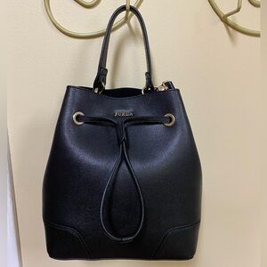 Furla Stacy Drawstring Bucket Bag